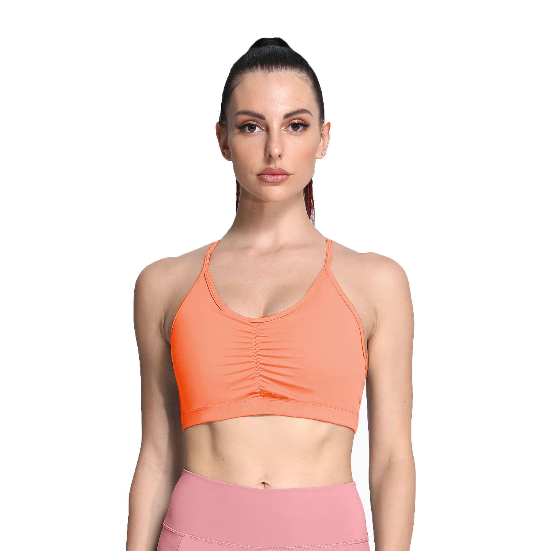 Aoxjox Ruched "Baddie" Sports Bra (CONT'D)