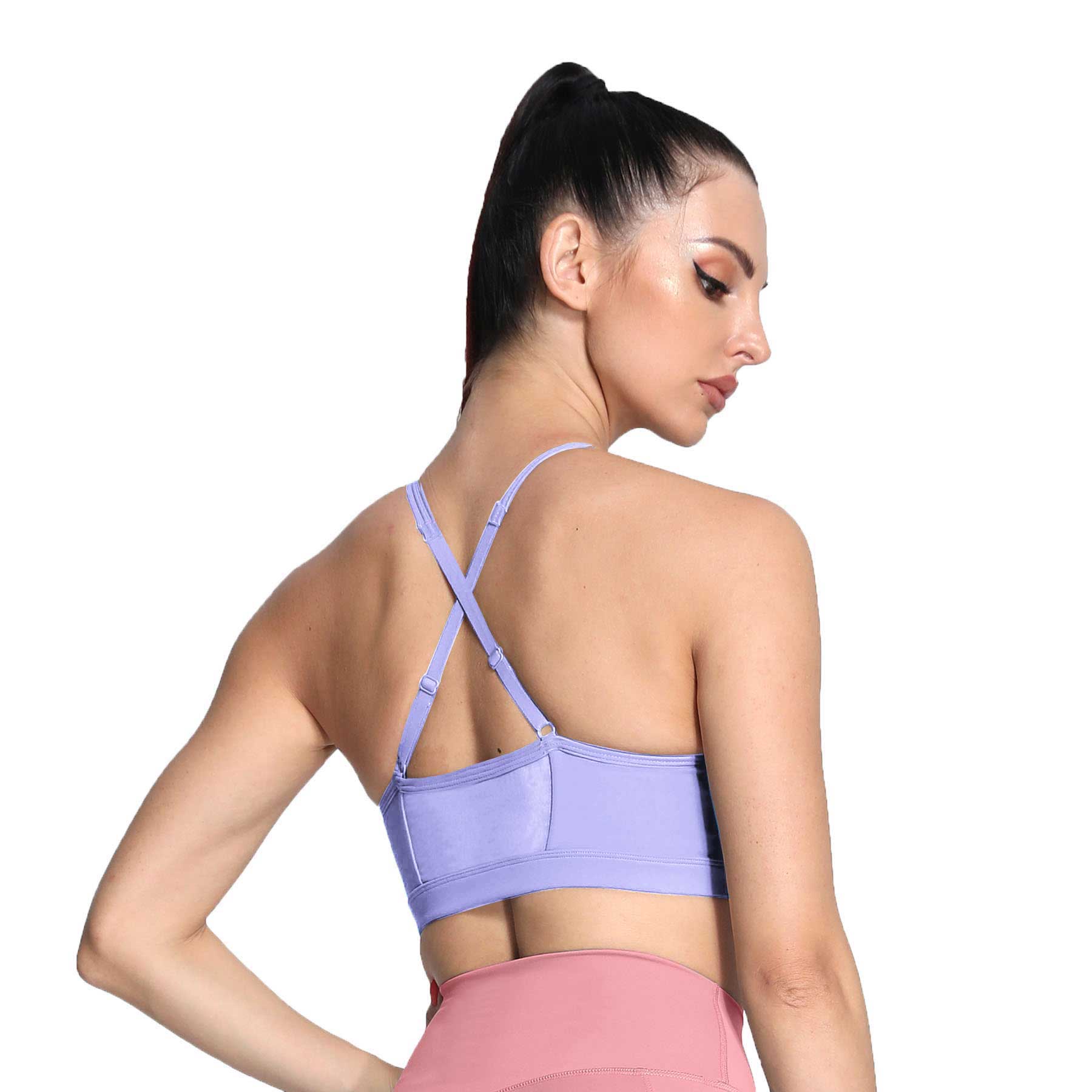 Aoxjox Ruched "Baddie" Sports Bras