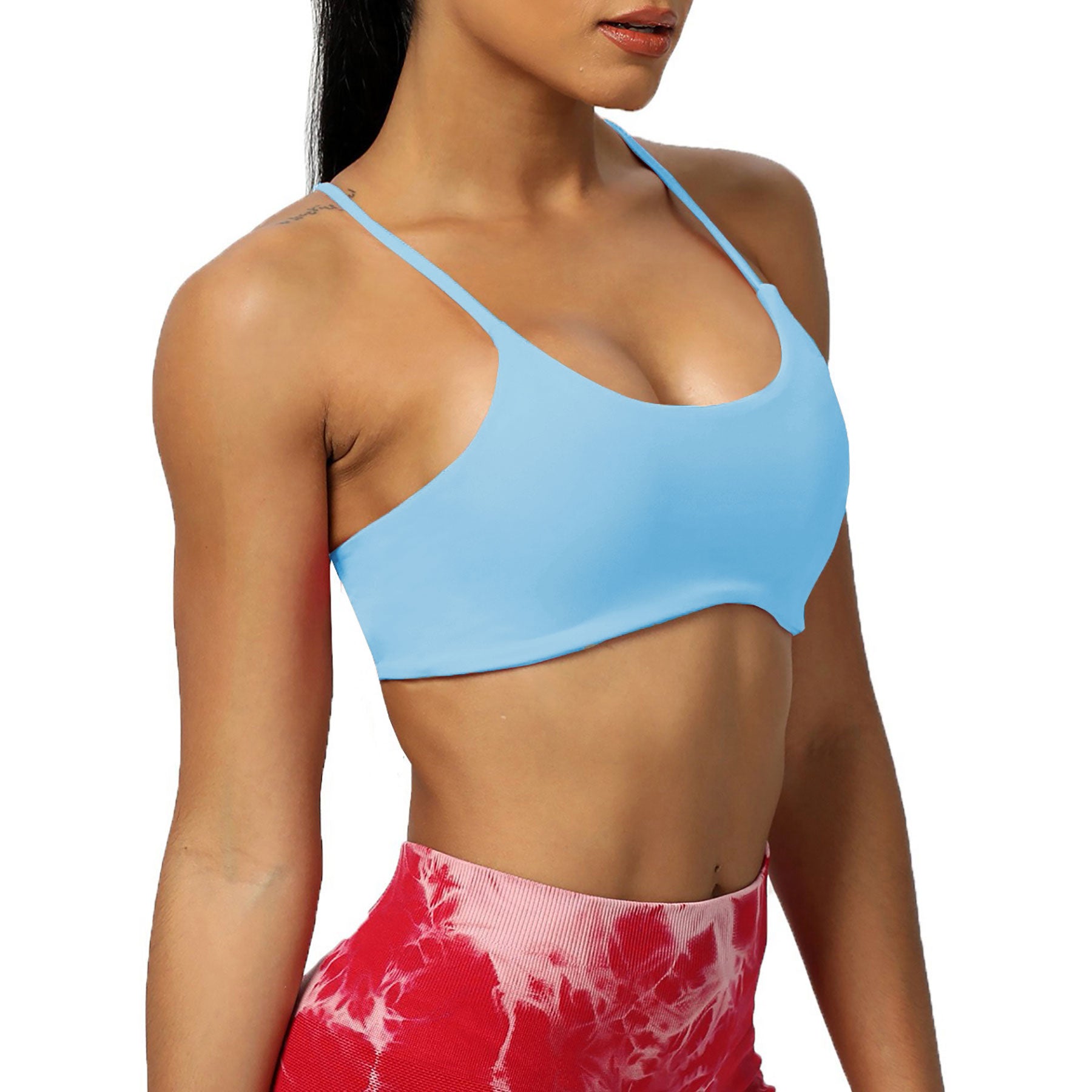 Aoxjox "Ivy" Cross Bra (Pastels/Brights)