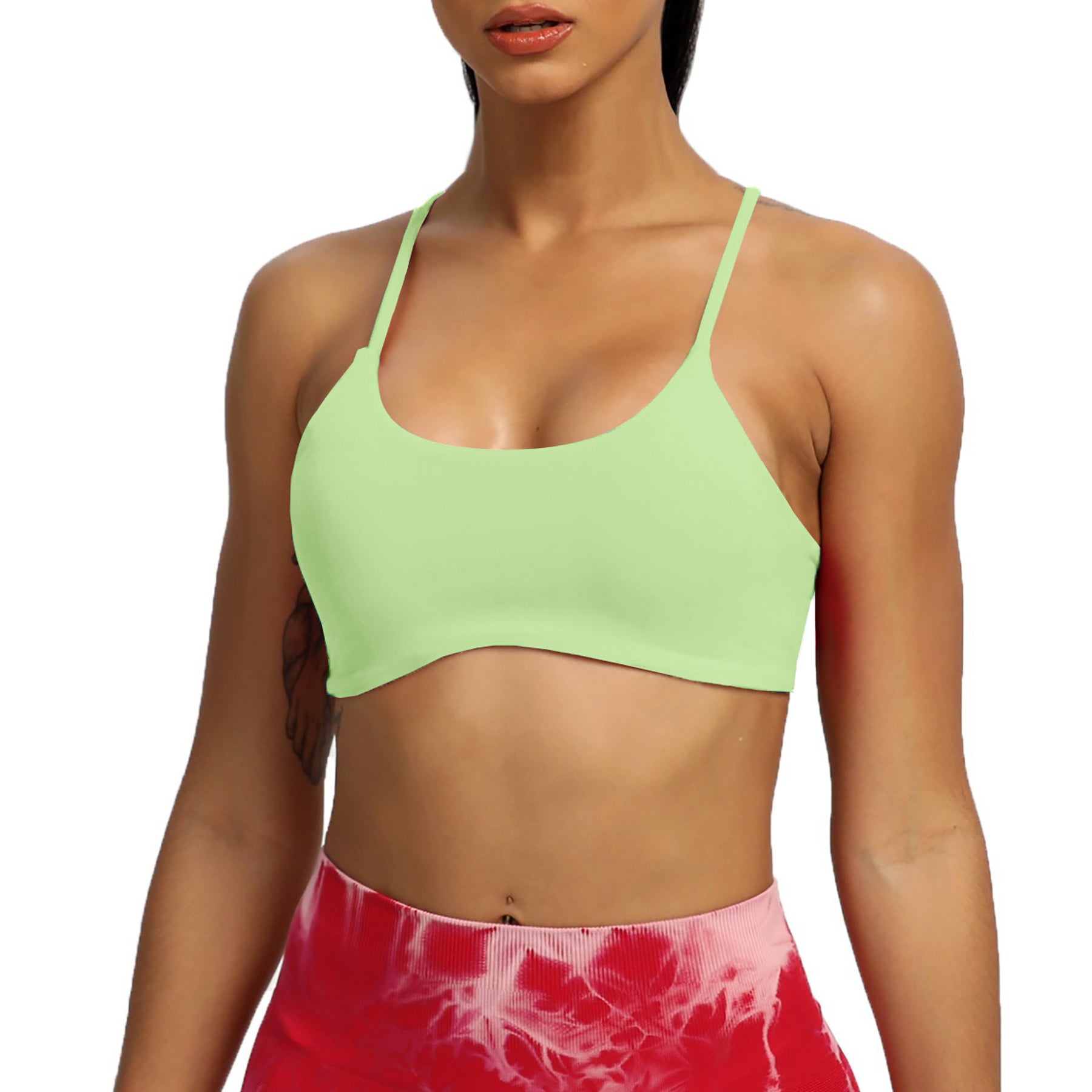 Aoxjox "Ivy" Cross Bra (Pastels/Brights)