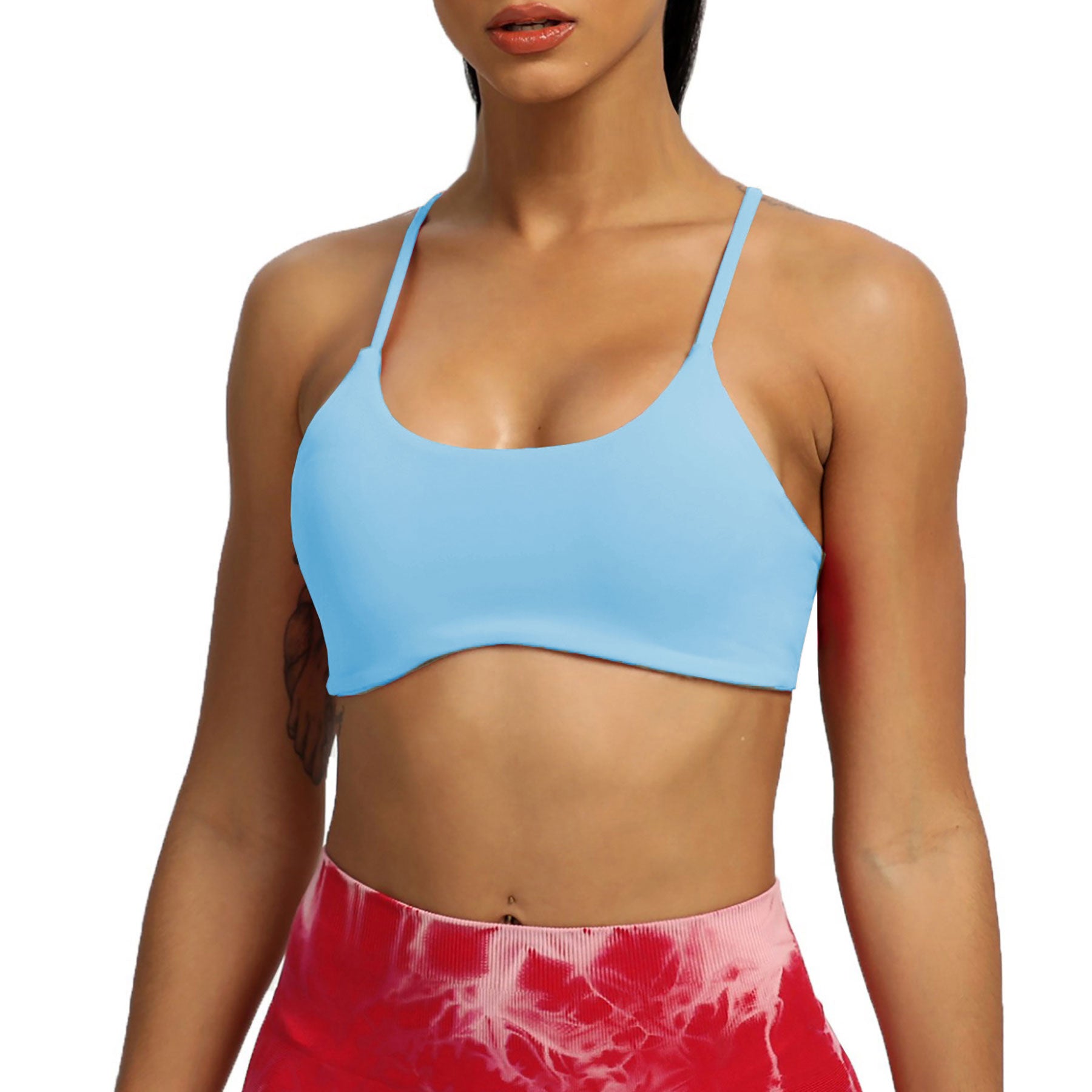 Aoxjox "Ivy" Cross Bra (Pastels/Brights)