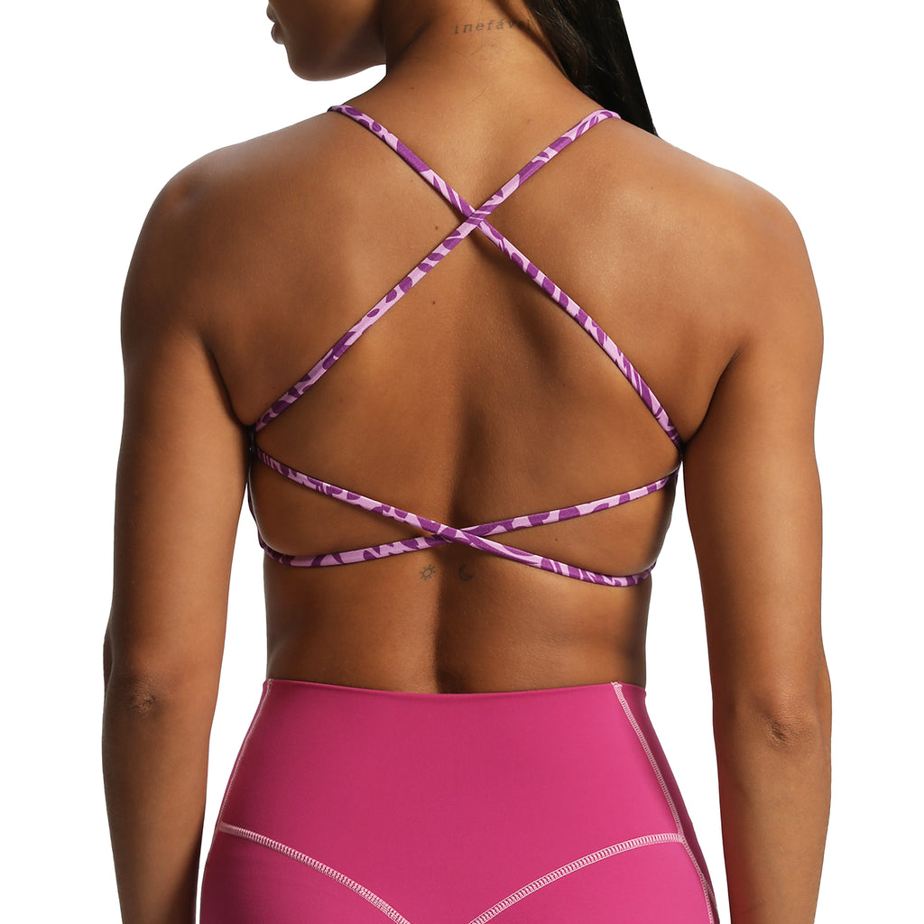 Aoxjox "Ivy" Cross Bra (Pastels/Brights)