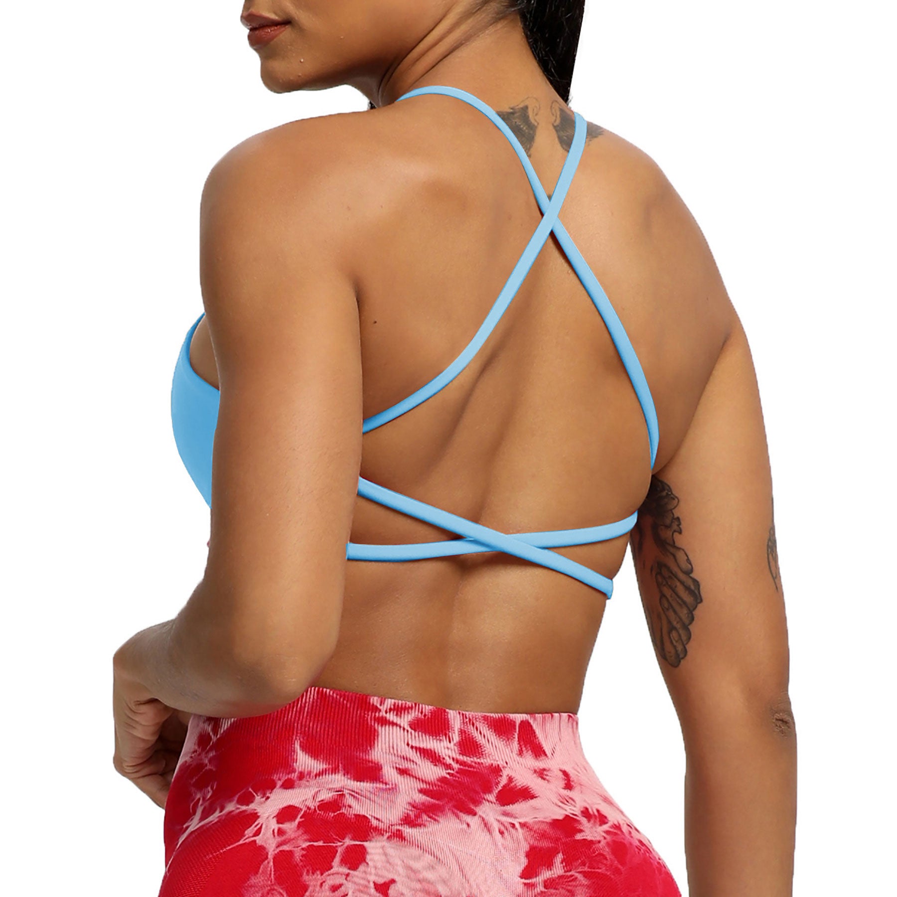 Aoxjox "Ivy" Cross Bra (Pastels/Brights)
