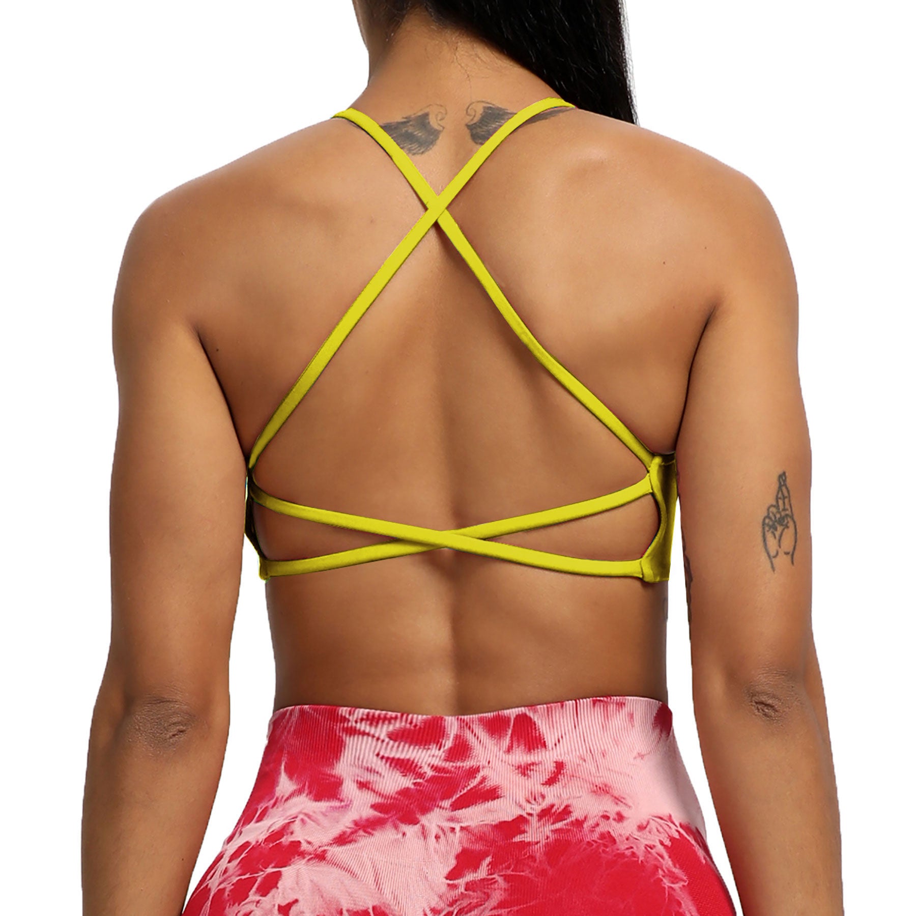 Aoxjox "Ivy" Cross Bra (Pastels/Brights)