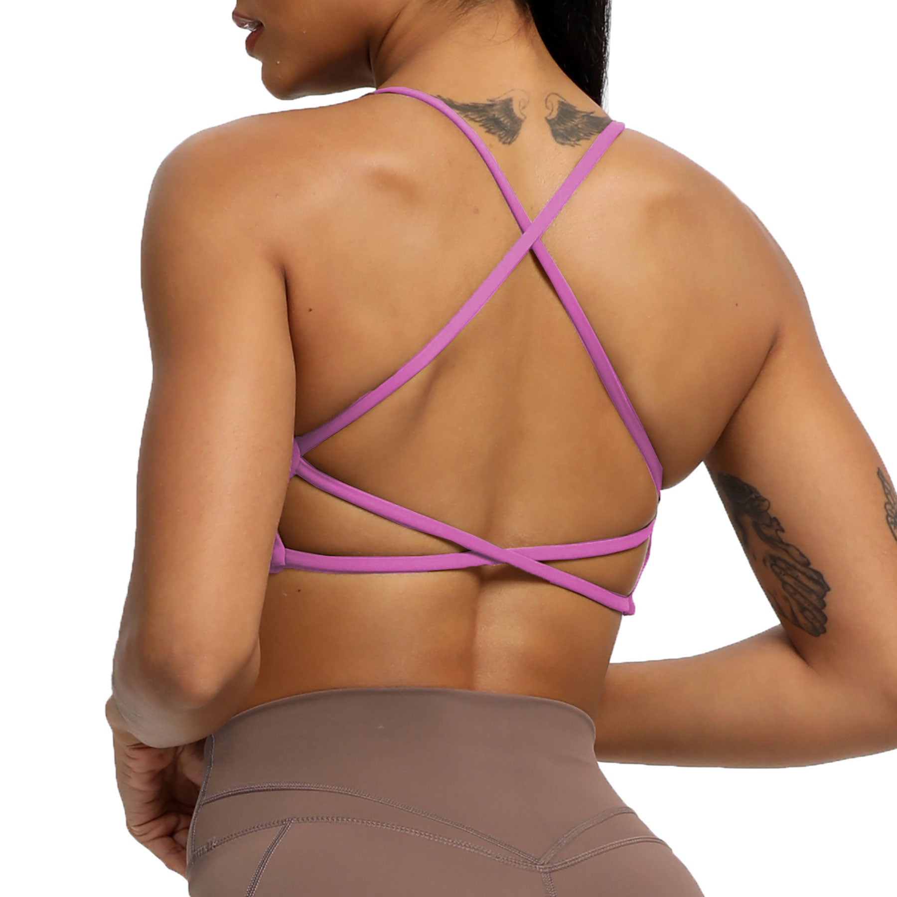 Aoxjox "Ivy" Cross Bra (Pastels/Brights)