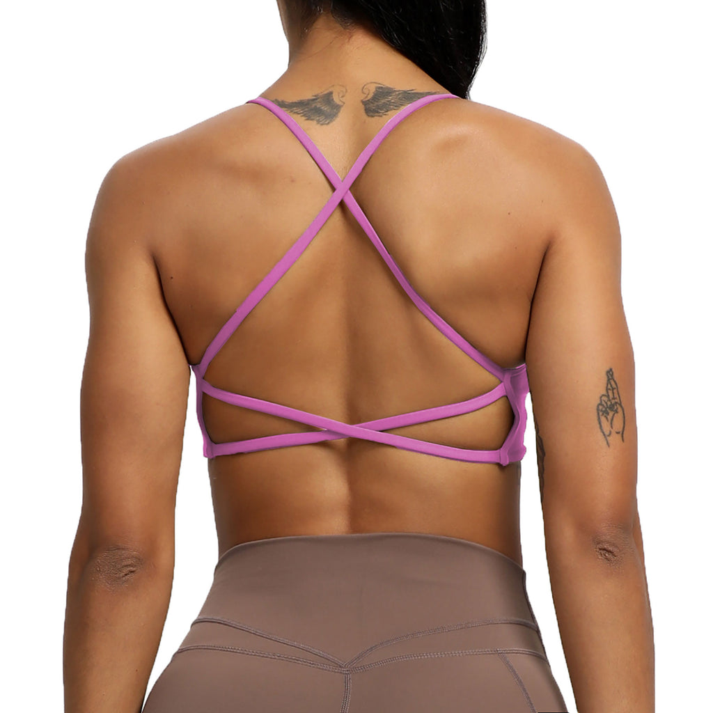 Aoxjox "Ivy" Cross Bra (Pastels/Brights)