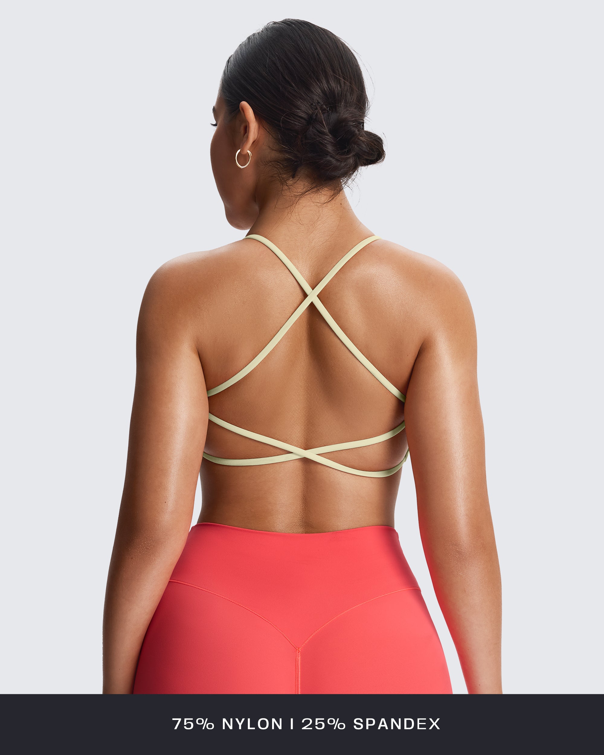 Aoxjox "Ivy" Cross Bra (Pastels/Brights)