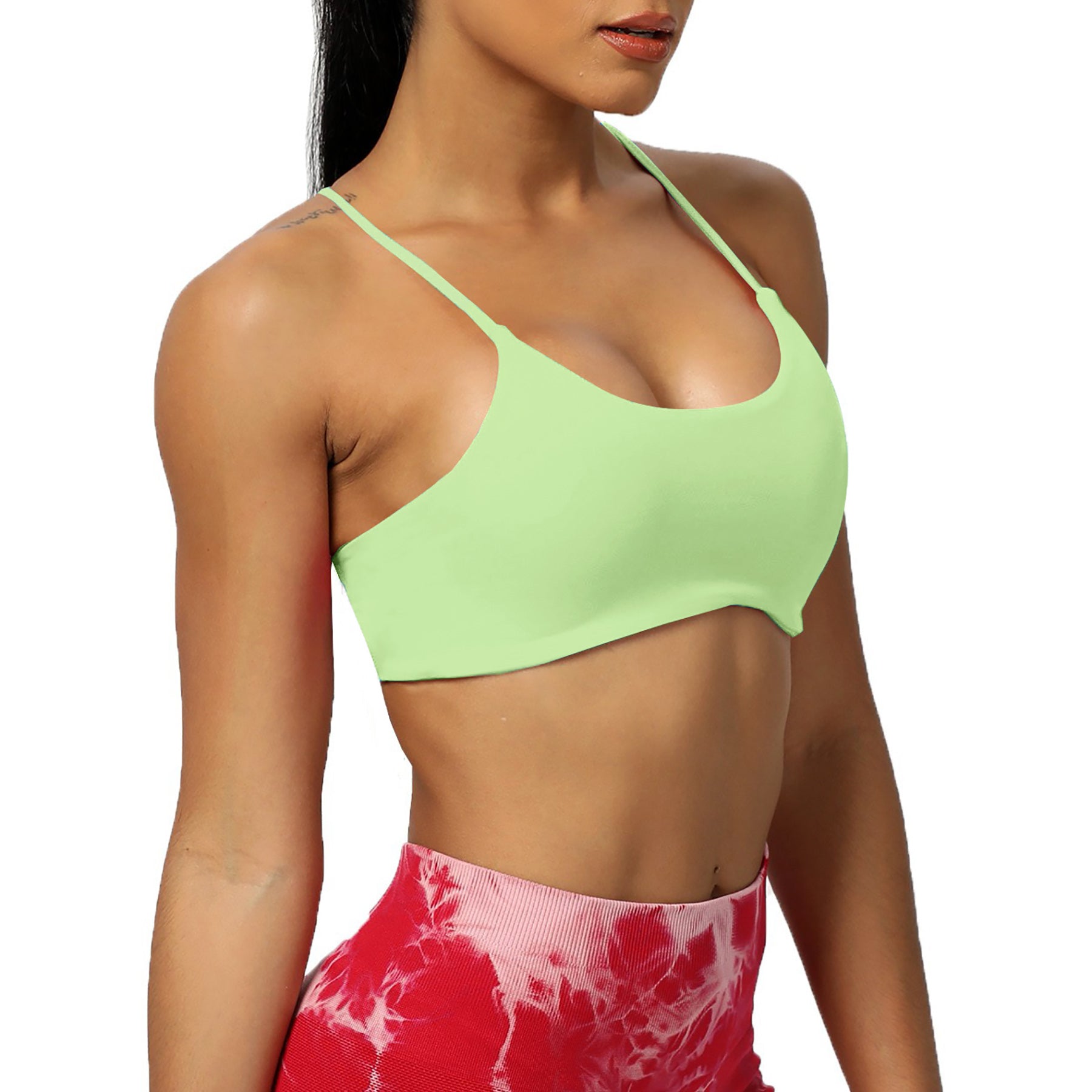 Aoxjox "Ivy" Cross Bra (Pastels/Brights)