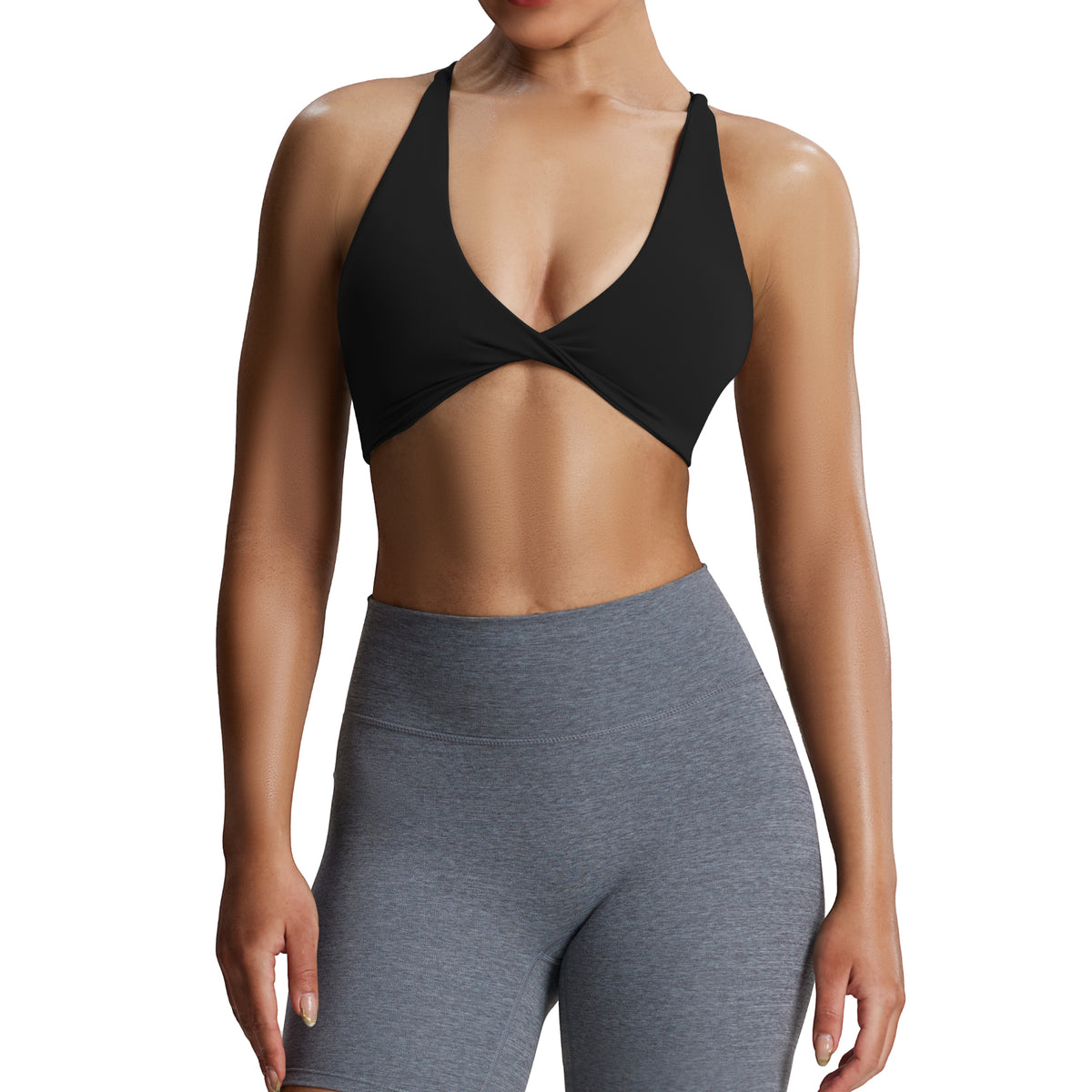 Aoxjox "Sienna"  Sports Bra (DARKS/NEUTRALS)