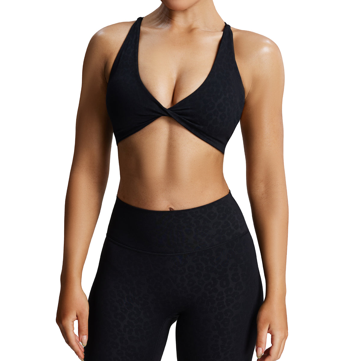Aoxjox "Sienna"  Sports Bra (DARKS/NEUTRALS)