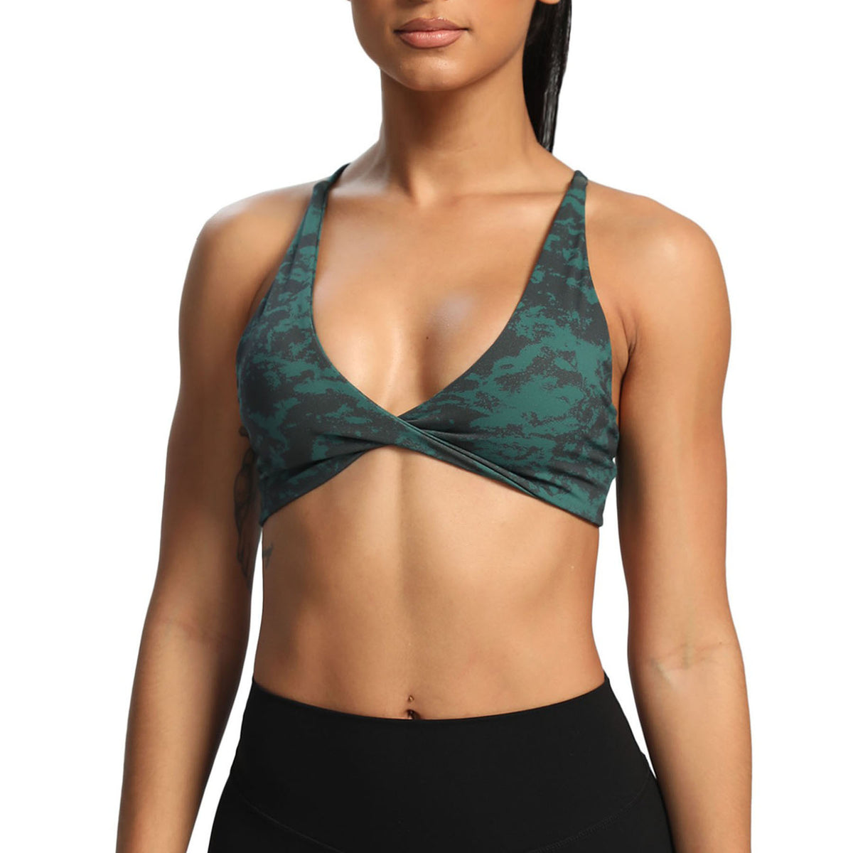Aoxjox "Sienna"  Sports Bra (DARKS/NEUTRALS)
