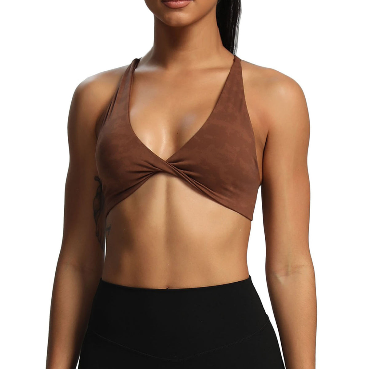 Aoxjox "Sienna"  Sports Bra (DARKS/NEUTRALS)