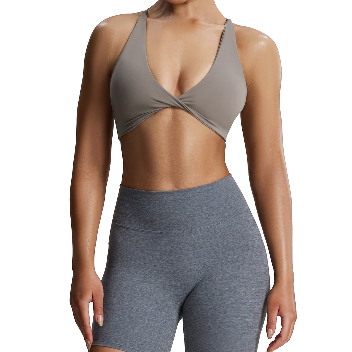 Aoxjox "Sienna"  Sports Bra (DARKS/NEUTRALS)