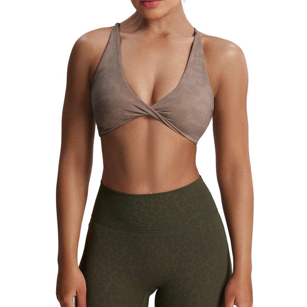 Aoxjox "Sienna"  Sports Bra (DARKS/NEUTRALS)