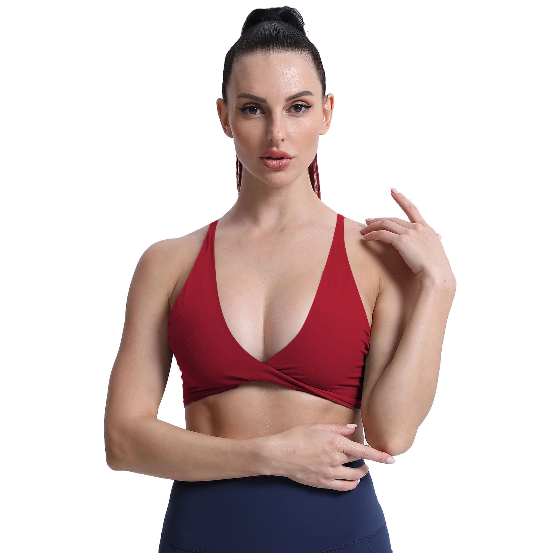 Aoxjox "Sienna"  Sports Bra (DARKS/NEUTRALS)