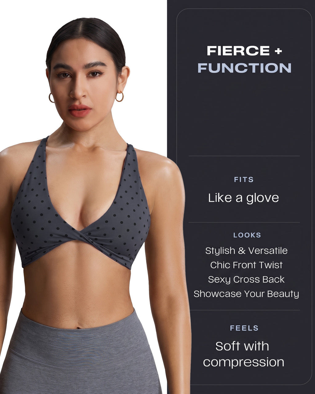 Aoxjox "Sienna" Sports Bra (CONT'D)