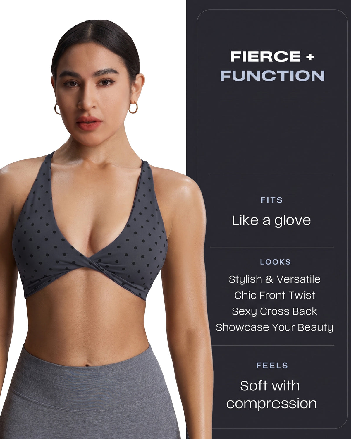 Aoxjox "Sienna" Sports Bra (CONT'D)