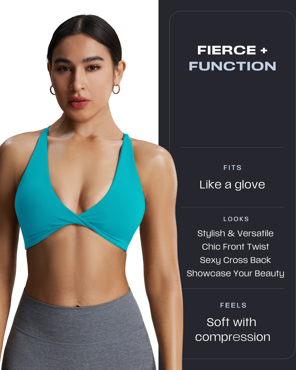 Aoxjox "Sienna" Sports Bra (BRIGHTS)