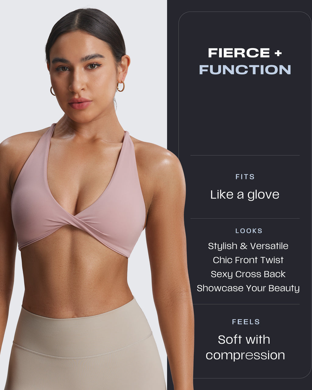 Aoxjox "Sienna" Sports Bra (CONT'D)
