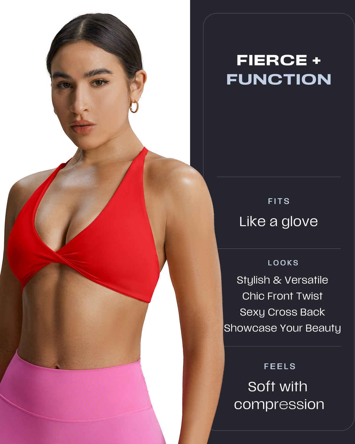 Aoxjox "Sienna" Sports Bra (BRIGHTS)