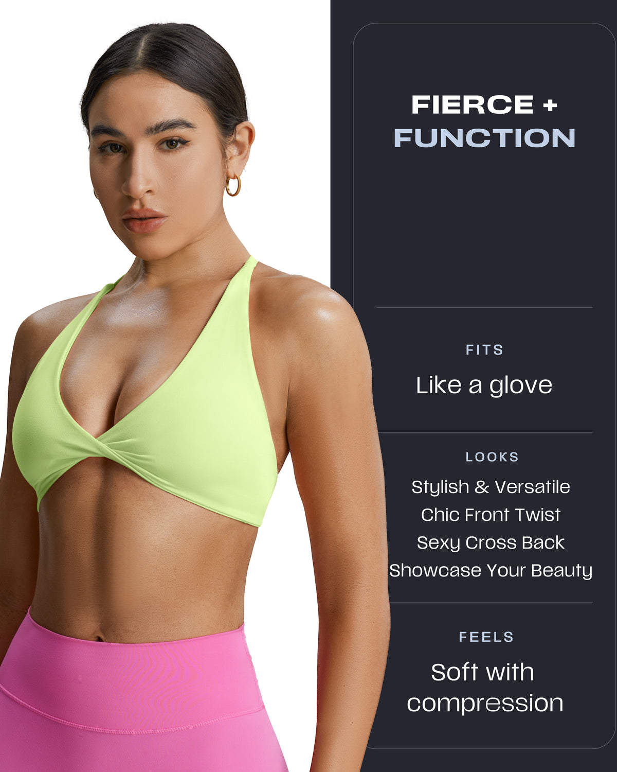Aoxjox "Sienna" Sports Bra (BRIGHTS)