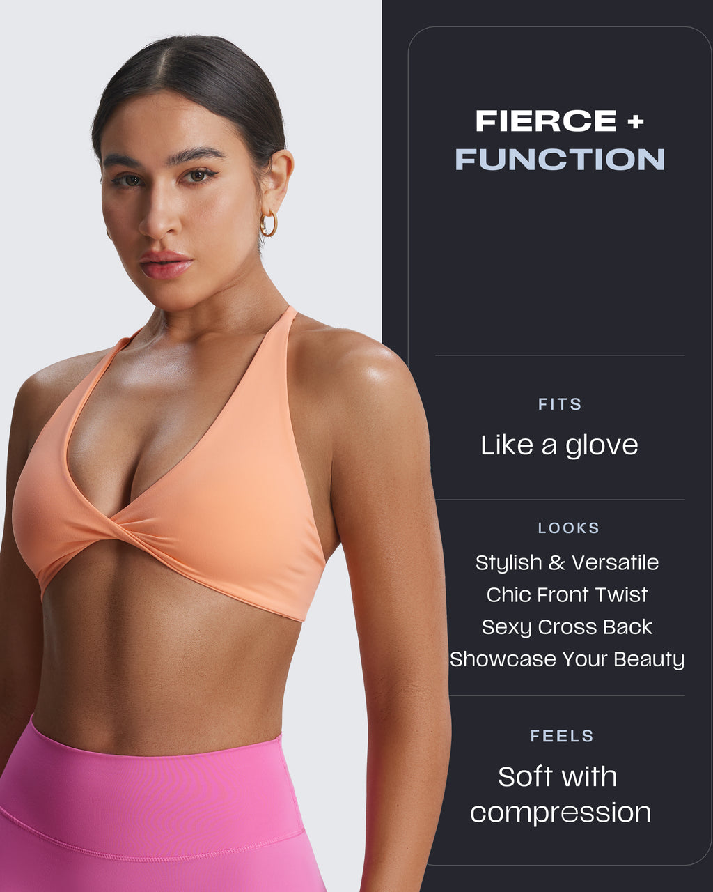 Aoxjox "Sienna" Sports Bra (BRIGHTS)