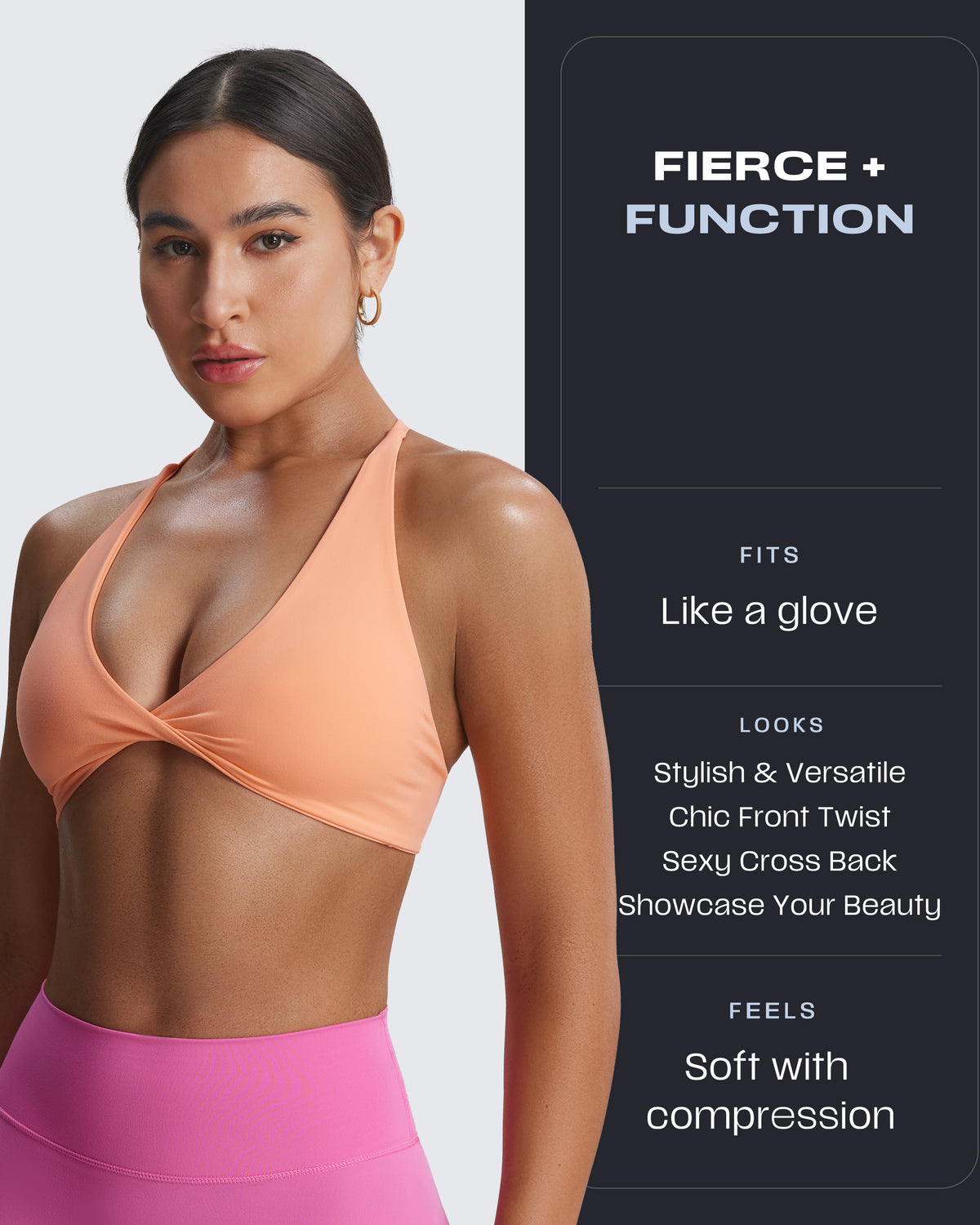 Aoxjox "Sienna" Sports Bra (BRIGHTS)