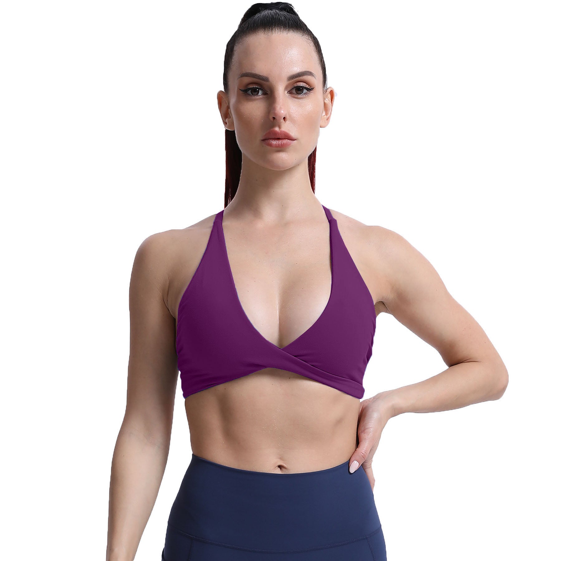 Aoxjox "Sienna"  Sports Bra (DARKS/NEUTRALS)