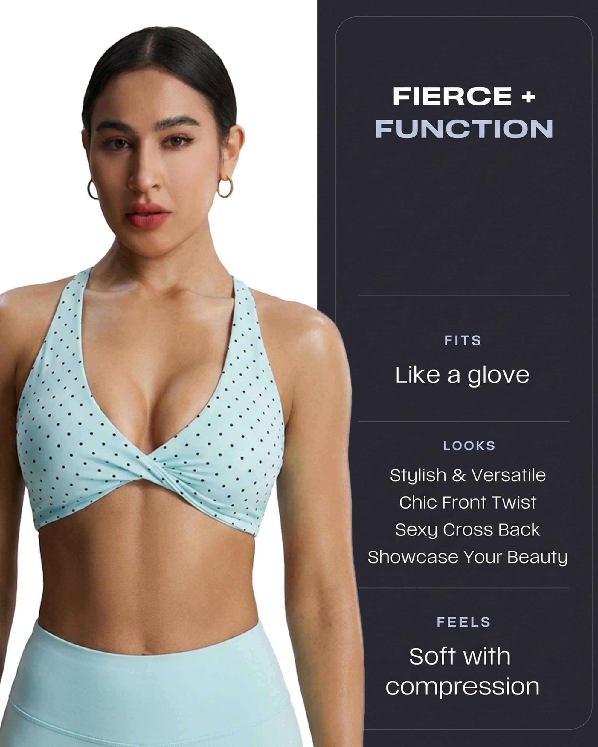 Aoxjox "Sienna" Sports Bra (CONT'D)