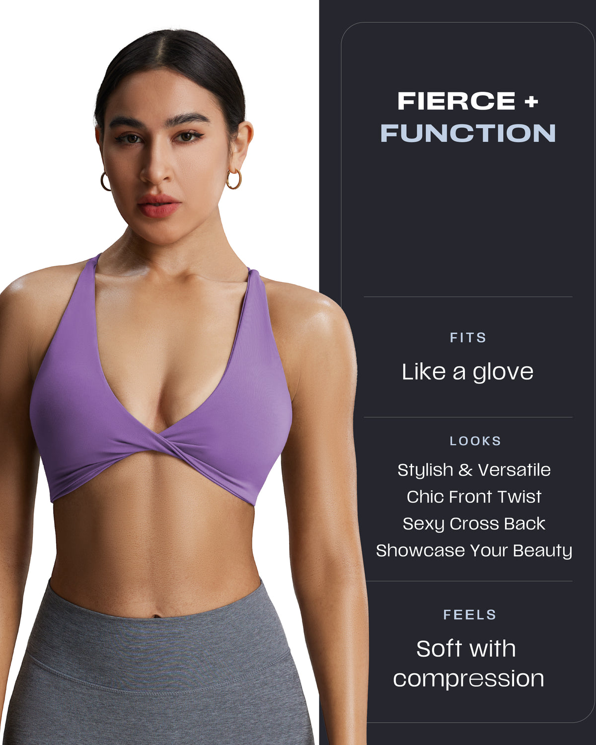 Aoxjox "Sienna" Sports Bra (CONT'D)
