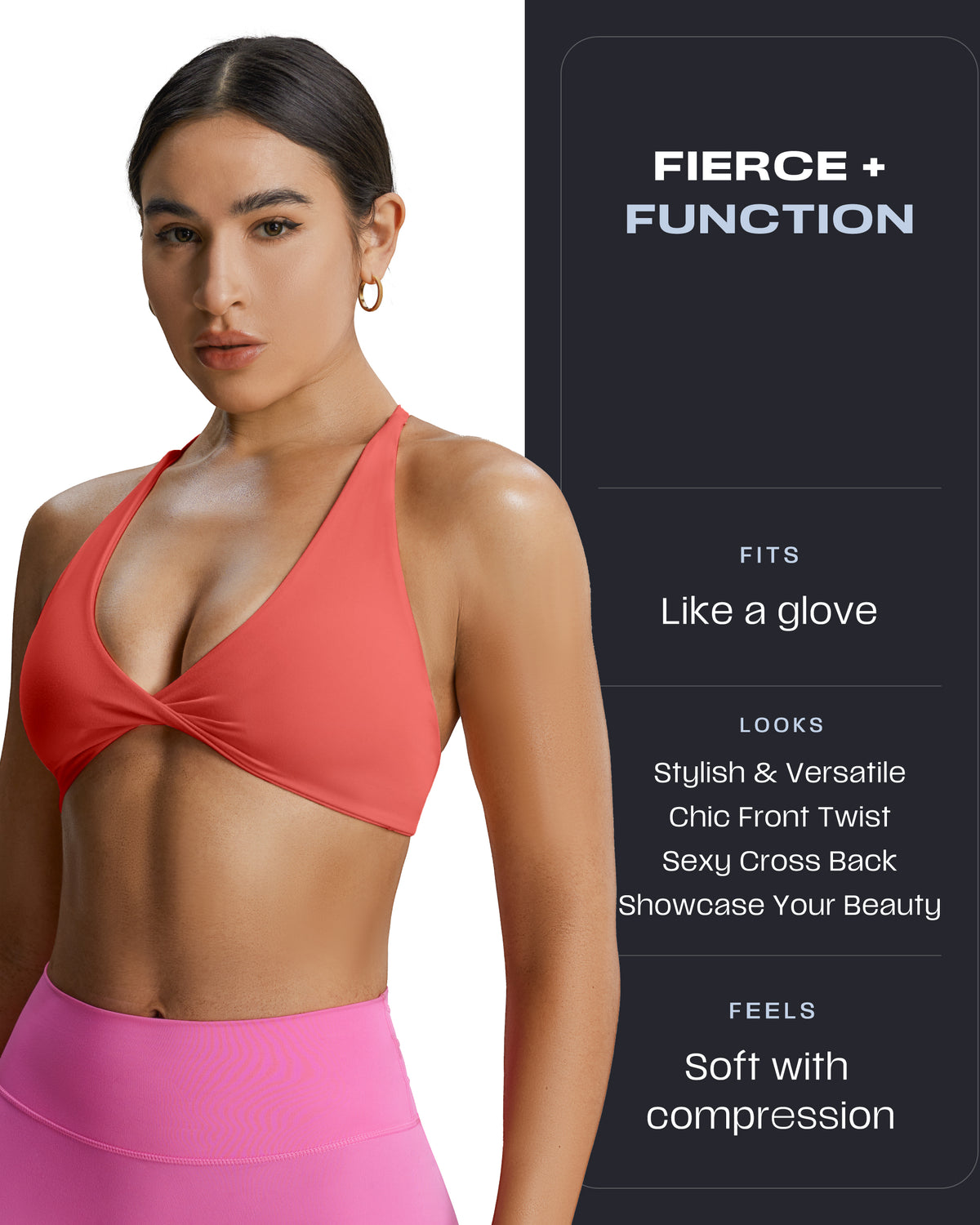 Aoxjox "Sienna" Sports Bra (BRIGHTS)