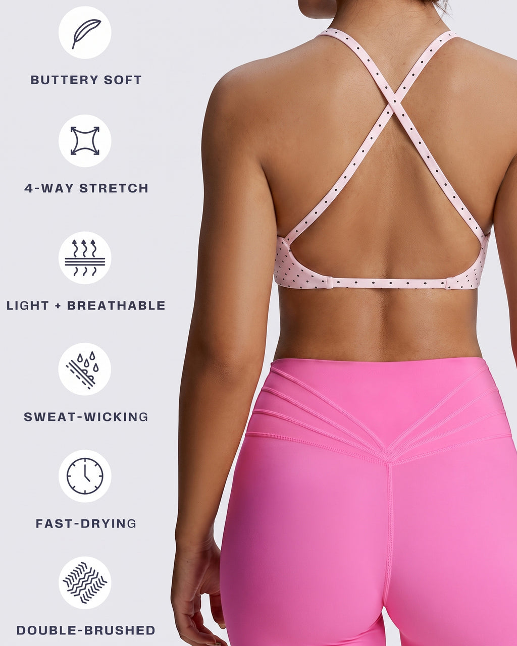 Aoxjox "Sienna" Sports Bra (CONT'D)