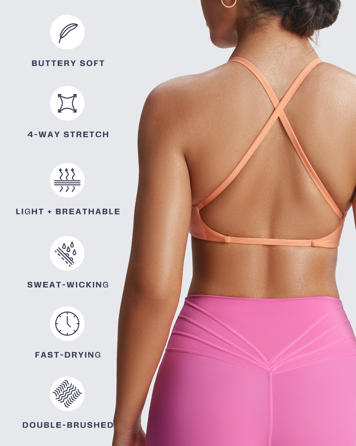 Aoxjox "Sienna" Sports Bra (BRIGHTS)
