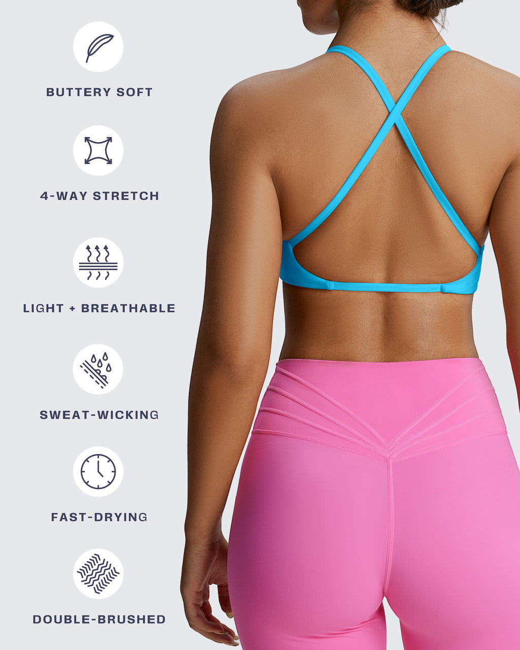 Aoxjox "Sienna" Sports Bra (BRIGHTS)