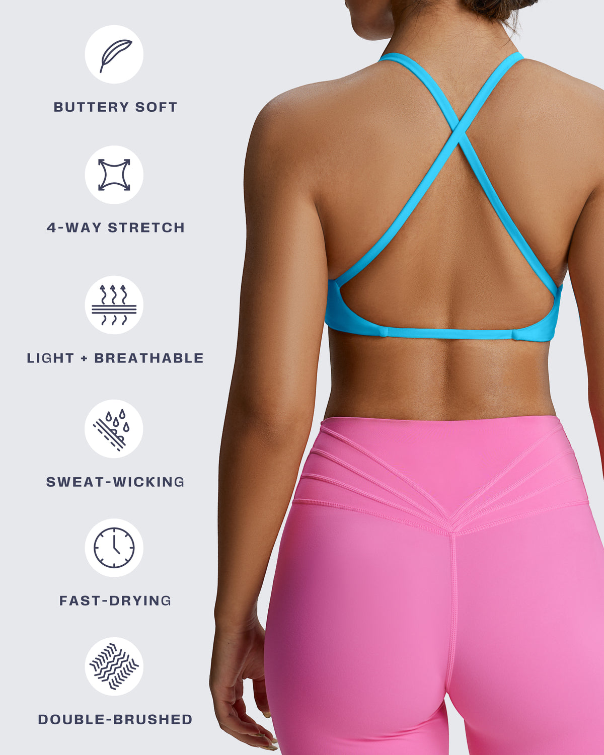 Aoxjox "Sienna" Sports Bra (BRIGHTS)