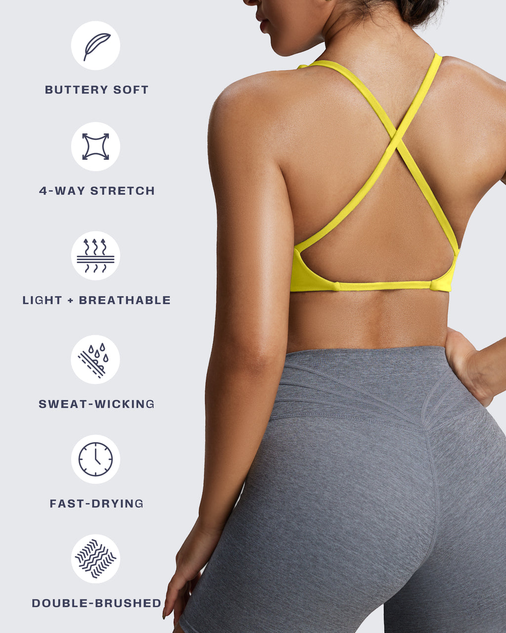 Aoxjox "Sienna" Sports Bra (BRIGHTS)