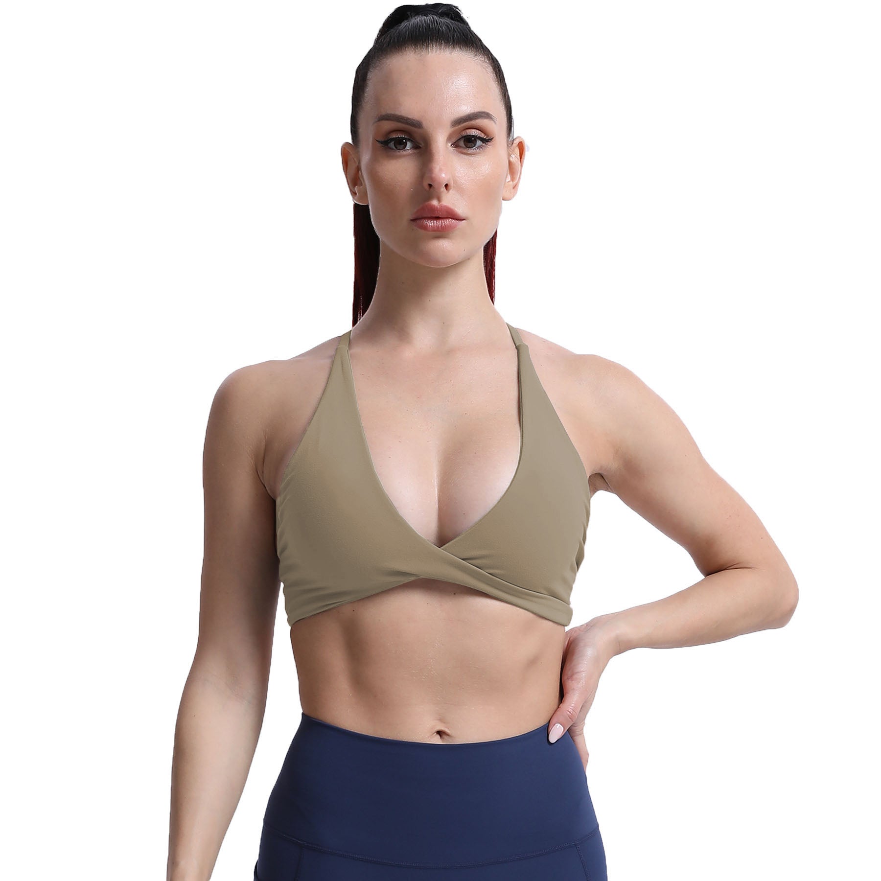 Aoxjox "Sienna"  Sports Bra (DARKS/NEUTRALS)