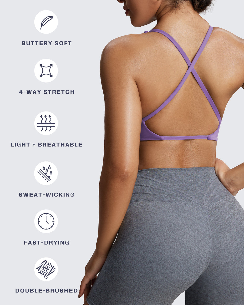 Aoxjox "Sienna" Sports Bra (CONT'D)