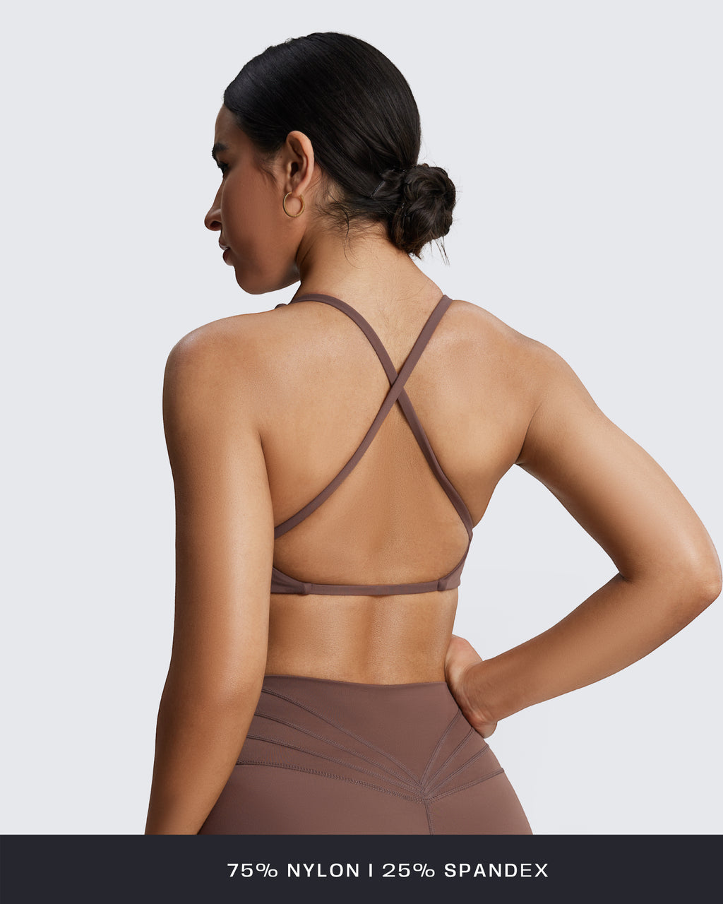 Aoxjox "Sienna"  Sports Bra (DARKS/NEUTRALS)