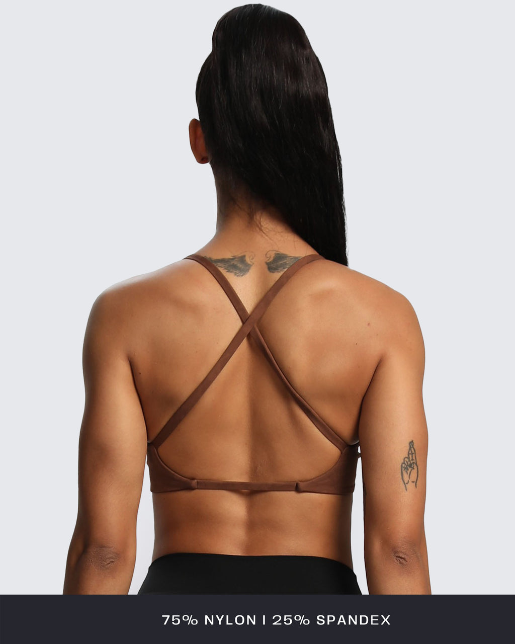Aoxjox "Sienna"  Sports Bra (DARKS/NEUTRALS)