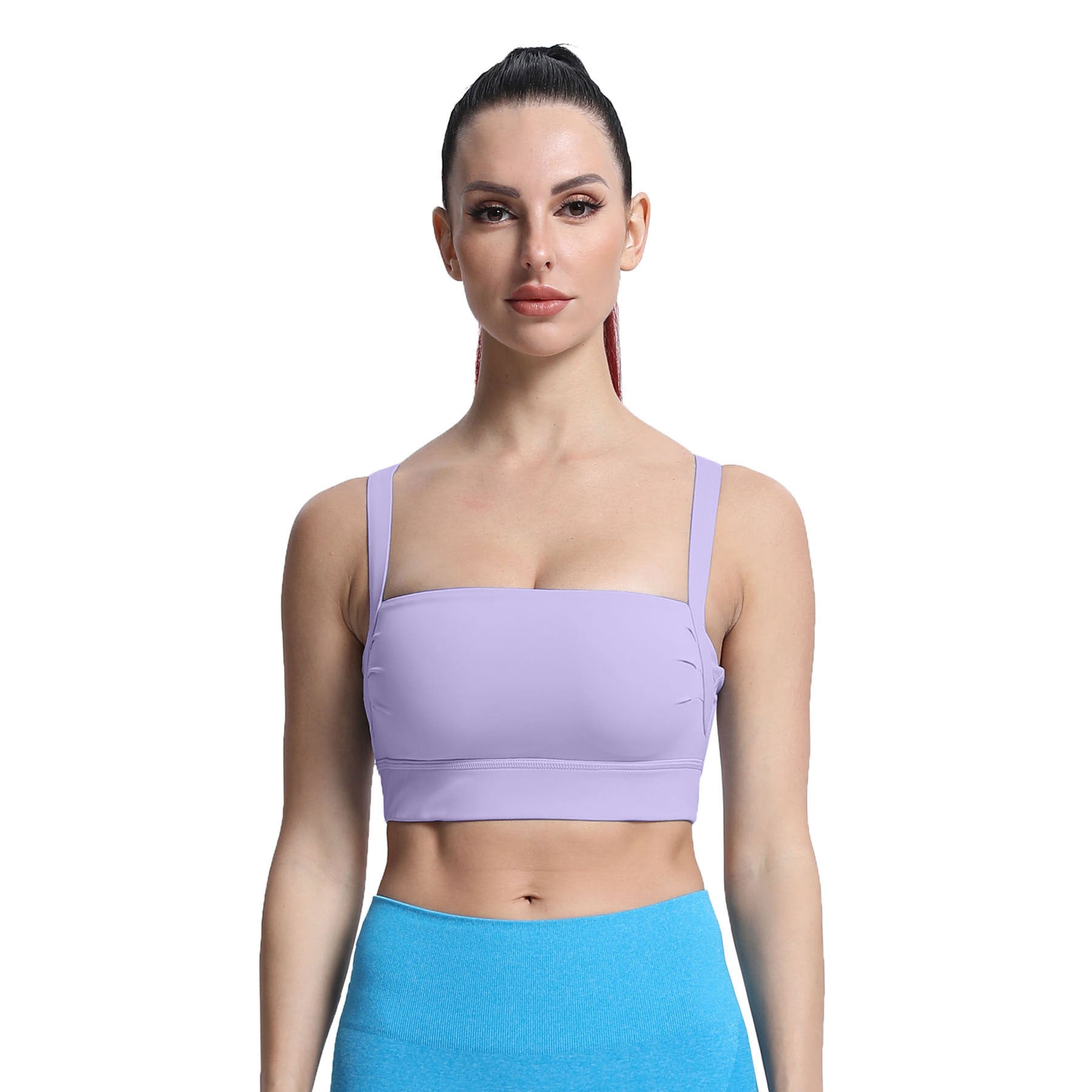 Aoxjox Tube top thick strap open back Bras