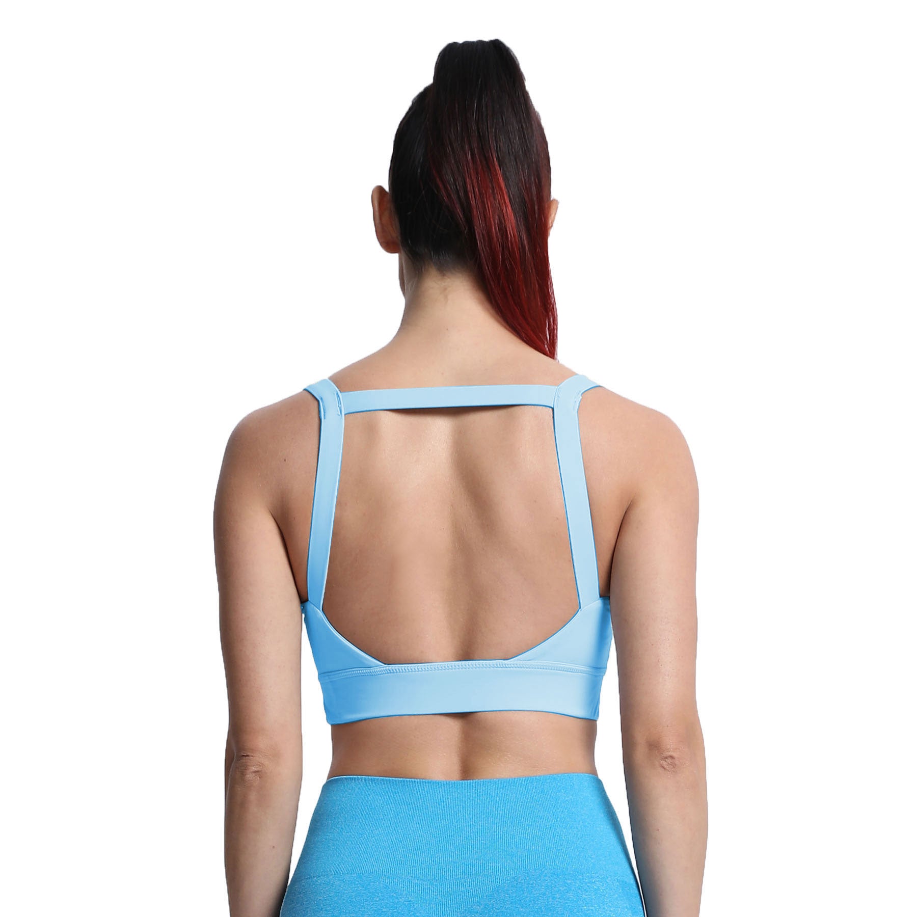 Aoxjox Tube top thick strap open back Bras
