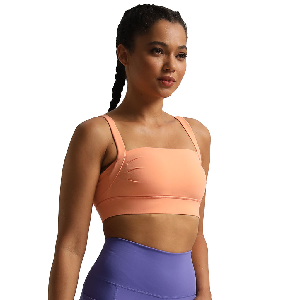 Aoxjox Tube top thick strap open back Bras