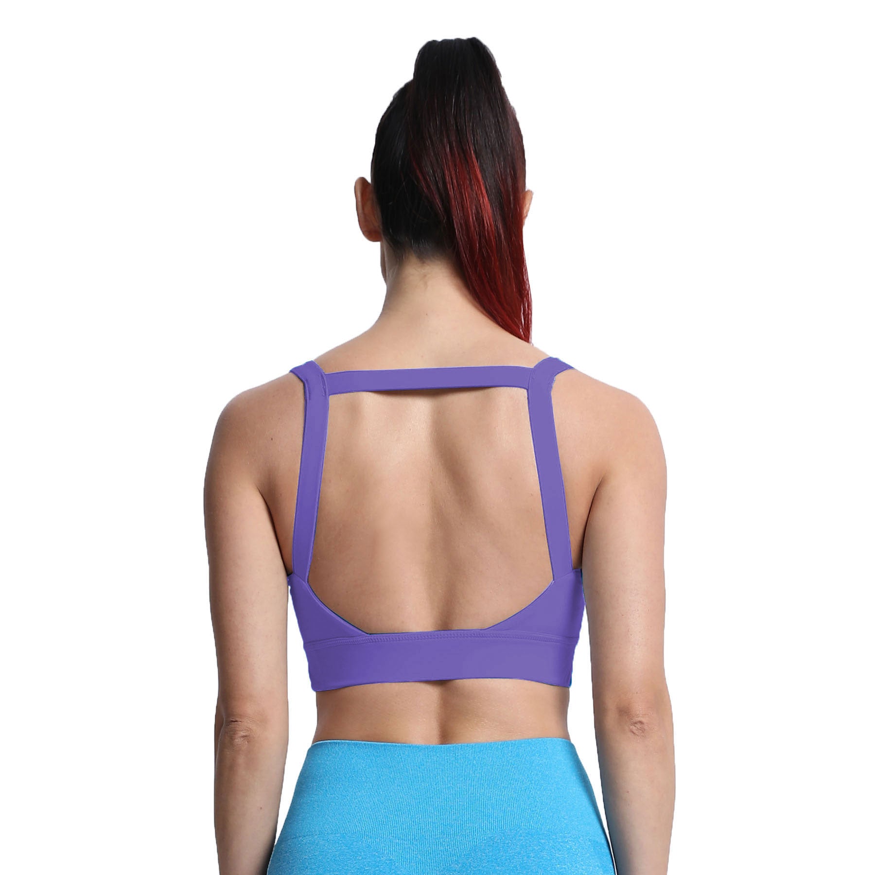 Aoxjox Tube top thick strap open back Bras