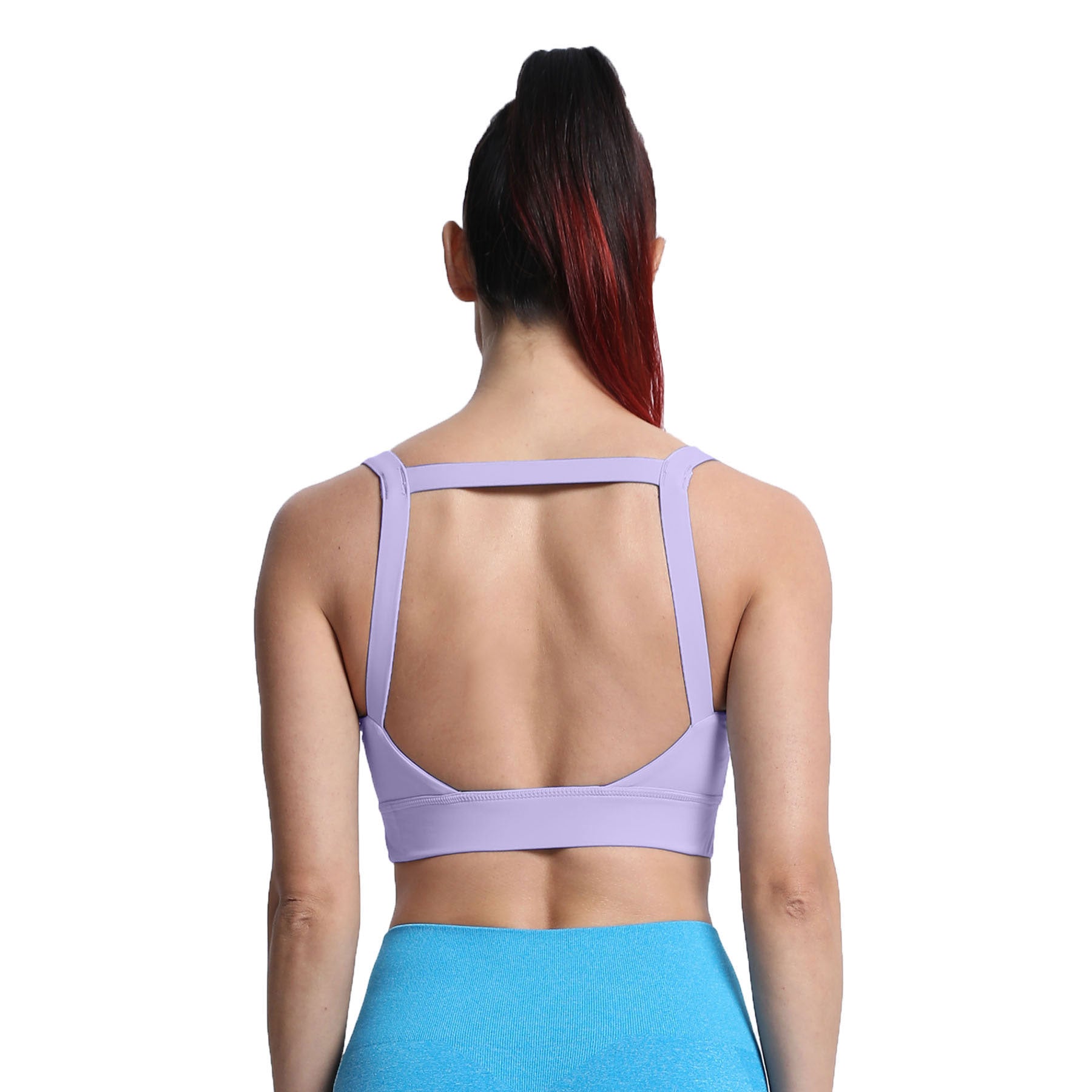 Aoxjox Tube top thick strap open back Bras
