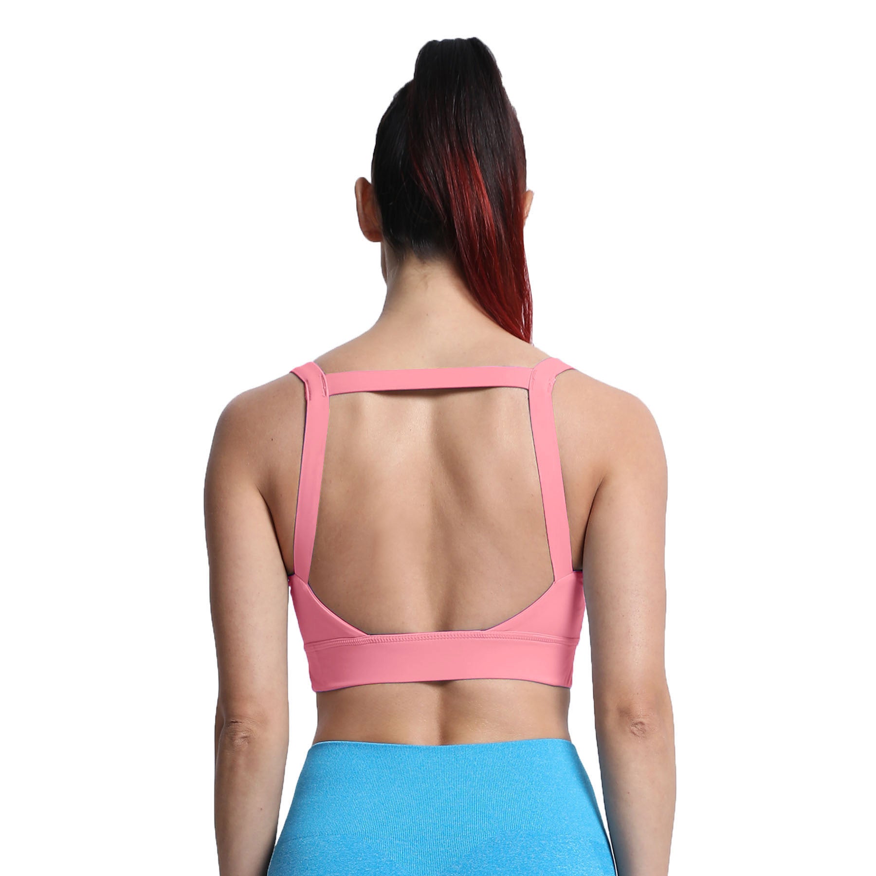 Aoxjox Tube top thick strap open back Bras