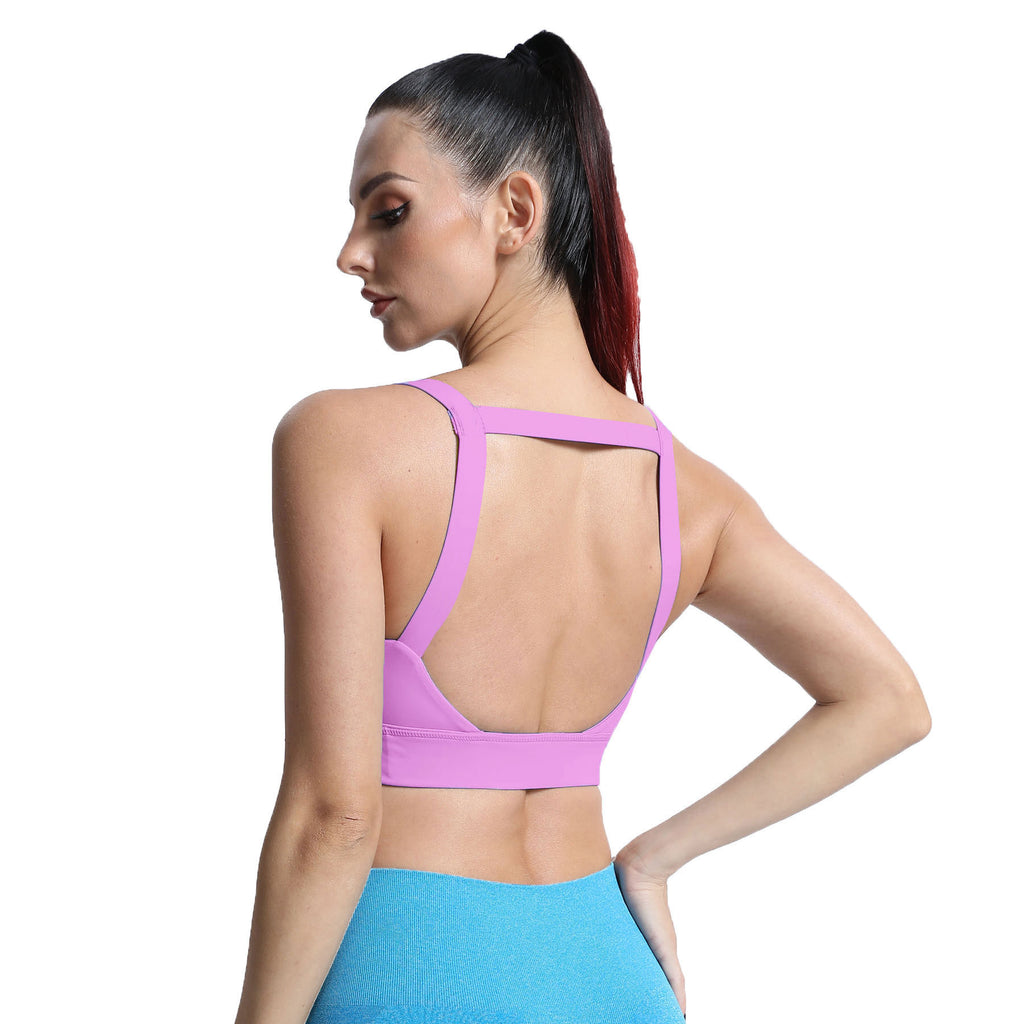 Aoxjox Tube top thick strap open back Bras