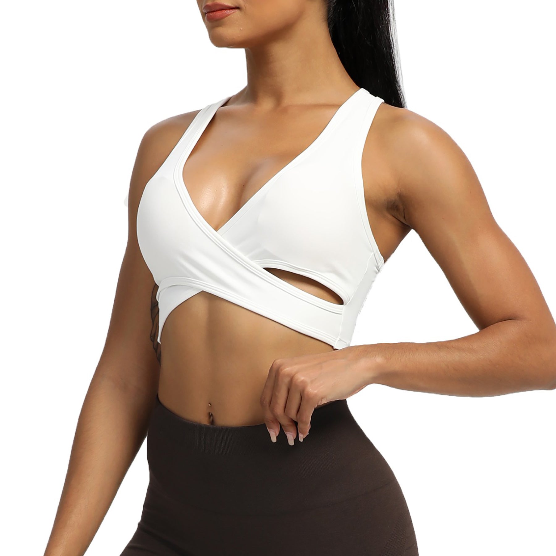 Aoxjox "Viviana" Wrap Racer Back Bra