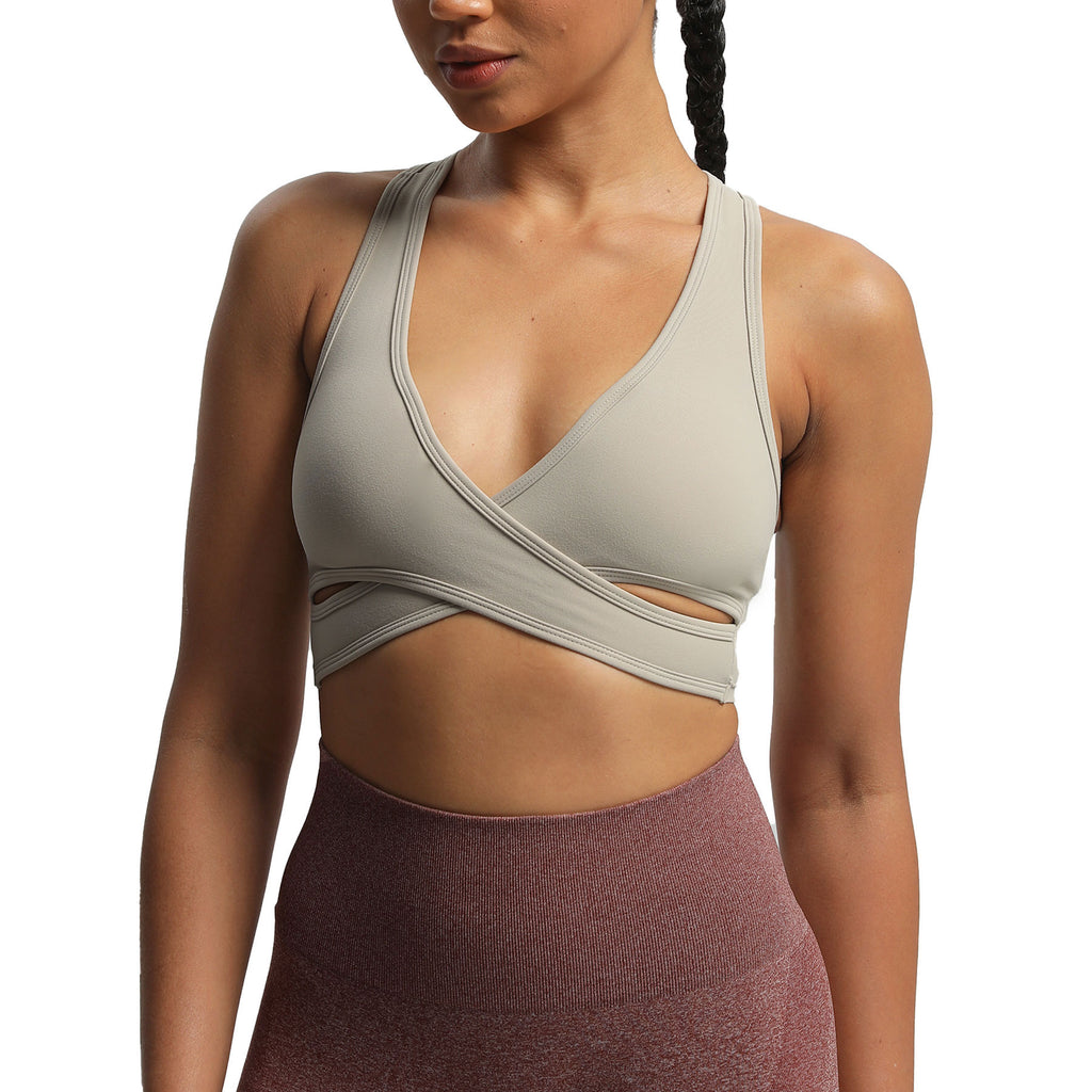 Aoxjox "Viviana" Wrap Racer Back Bra