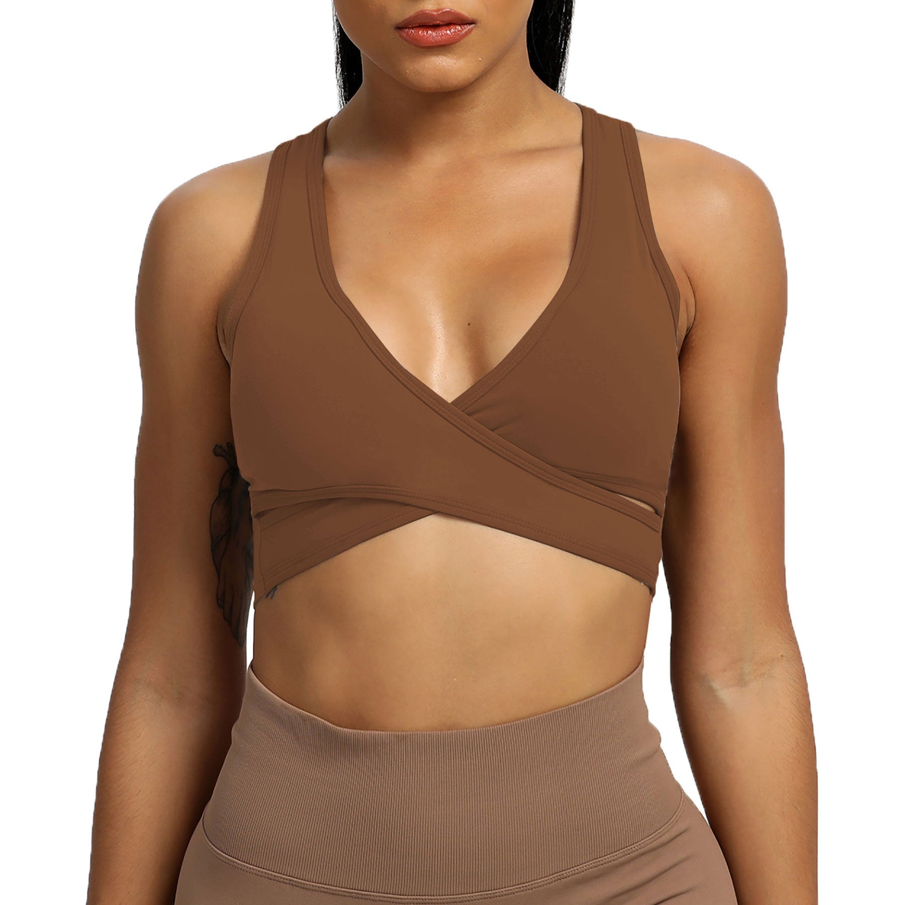 Aoxjox "Viviana" Wrap Racer Back Bra
